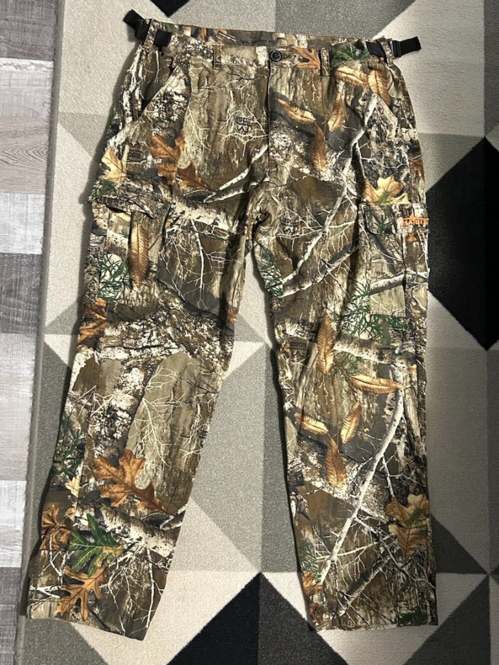 HABIT RealTree Edge Forest Camo Cargo Hunting Utility Pants Men's Size XL